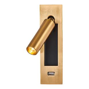 酒店嵌入式床头壁灯简约室内卧室书房内嵌壁灯主卧带开关阅读壁灯