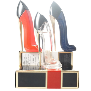 CH赫芮亚卡罗琳娜无畏不驯女王高跟鞋好女孩粉色暗夜依兰小样香水