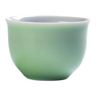 陶瓷品茗杯斗笠茶杯功夫茶具个人单杯主人杯小茶碗家用茶盏喝茶杯