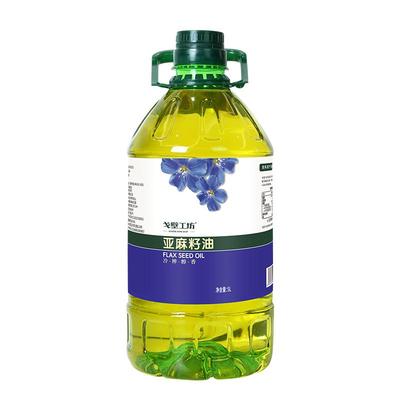 官方旗舰店亚麻籽油戈壁工坊5L