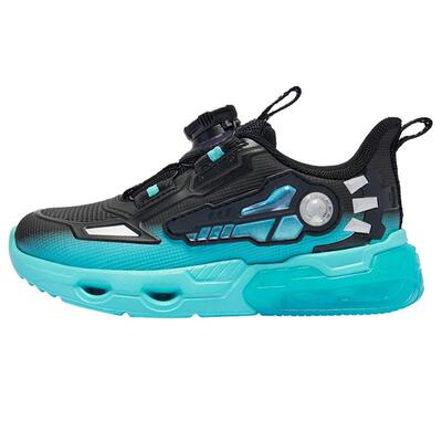 商场同款乔丹童鞋儿童发光亮灯鞋2025冬季款旋钮扣轻便男童运动鞋