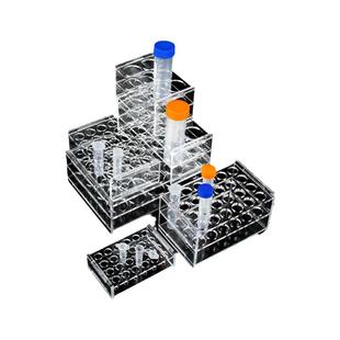 50ml离心管架1.5ml0.5/5/10/15/20/100ml/6/8/12/18实验室采样试管架EP管多功能1.5ml透明有机玻璃离心管架