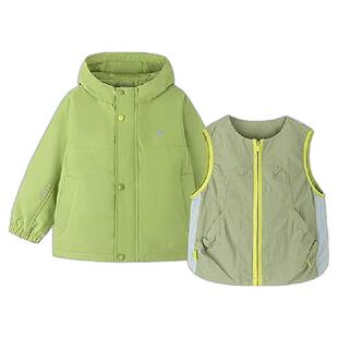 [小软皮]迷你巴拉男女童儿童外套拒水防风山系三合一外衣2026春