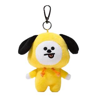 韩国正版BT21防弹少年团BTS毛绒钥匙扣公仔玩偶挂件挂坠包包挂饰