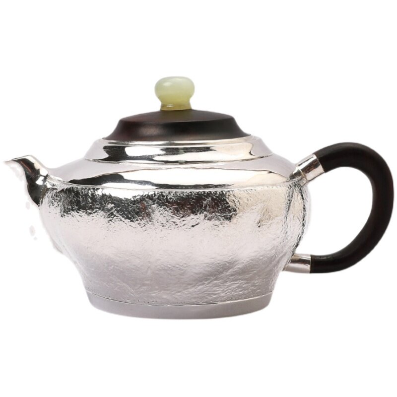 恋物志复古纯银999纯手工泡茶壶