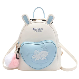 可爱儿童双肩包女2026新款卡通小兔子女童户外小背包春游出行轻便