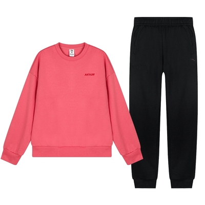 安踏女跑步透气时尚百搭运动套装