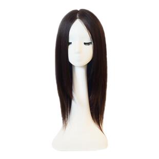 【少量现货】英琪辫zi发全头递针长直发真人发丝全头套定制逼真