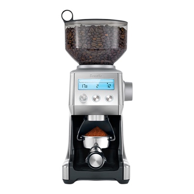 Breville 铂富BCG820智能锥刀磨豆机LCD显示屏小型意式家用防飞粉