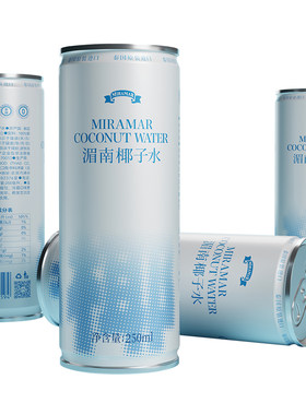 MIRAMAR湄南椰子水果汁饮料100%NFC椰子汁椰青果汁泰国进口