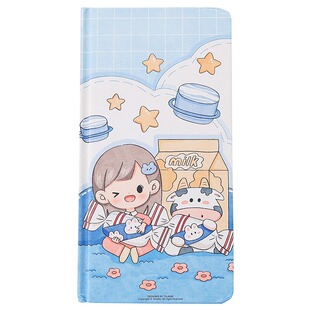 正版2026年新款提拉多阿布weeks手账本可爱少女方格网格高颜值笔记本本子学生用本子女生网红手杖可爱手帐本