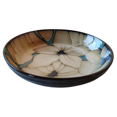 日式七里香碗碟套装 家用深盘菜盘陶瓷碗米饭碗家用盘子汤盘微瑕