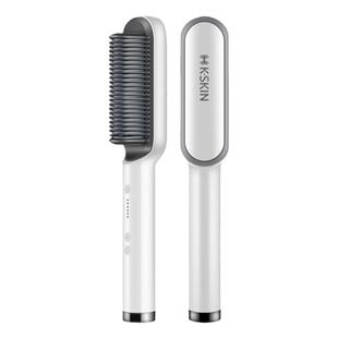 出口110V220V干湿两用吹风机热风梳三合一自动卷发直发陶瓷烫发器