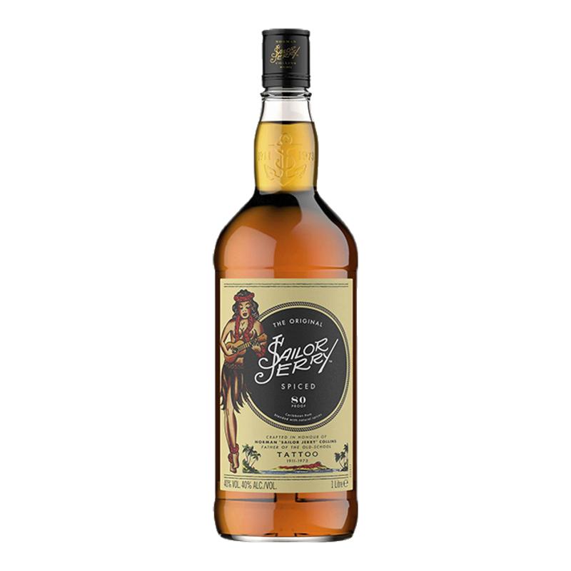 郎家園進口洋酒杰瑞水手朗姆酒雞尾酒調酒基酒Sailor Jerry Rum