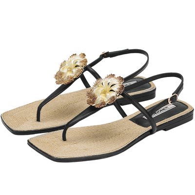 73hours夹趾凉鞋人字拖鞋花朵