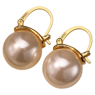 董卿同款925纯银茶壶耳扣耳坠轻奢高级感女施家珍珠水桶耳环耳饰