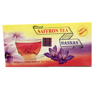 现货 迪拜特产伊朗HANNAN优等藏红花红茶 20袋独立茶包旅游伴手礼