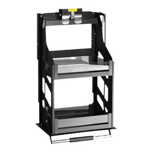 智能电动吊柜升降拉篮厨房橱柜垂直下拉式调味拉篮上下缓冲置物架