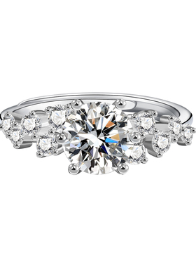 YINNY正品柏林情书莫桑石戒指