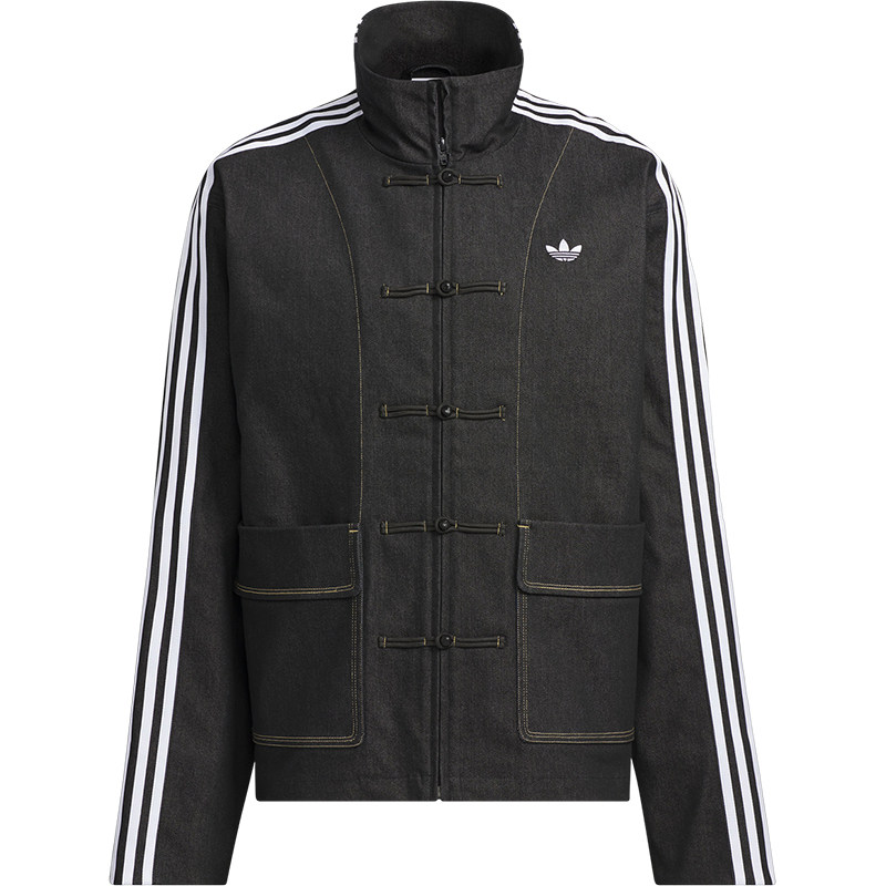 Adidas/阿迪达斯官方正品三叶草男女牛仔运动宽松夹克外套JW1969
