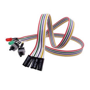 电脑开关线 带指示灯 重启线 主机启动线 机箱RESET/POWER替换线