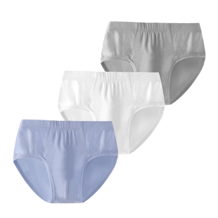 儿童内裤莫代尔无痕男童平角三角裤透气男中大童夏冰丝四角短裤头