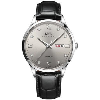 进口机芯男士简约机械表终身质保