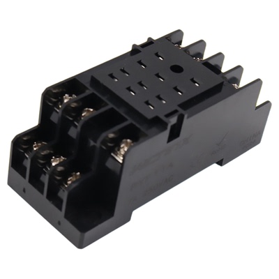 PYF11A小继电器底座插座座子适用HH53P MY3NJ继电器11脚WCNNX 3组