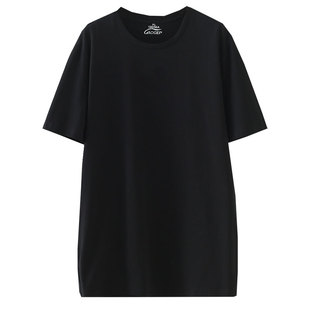 2024新款夏季T恤加长款瘦高个子加长版t恤男生上衣短袖衣长80以上