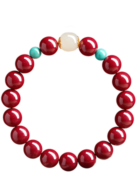 朱砂手串转运珠手链男女招财