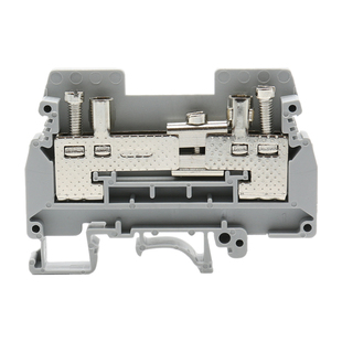 URTK/S导轨式电流接线端子排阻燃纯铜件uk6s试验端子6mm 厂家直销