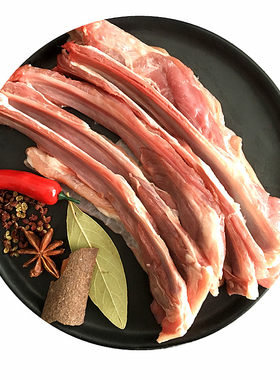 新鲜现杀羊排4斤青海天然牧草