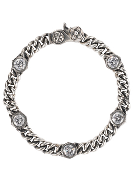 纯银手链AaronX纯银原创锆石