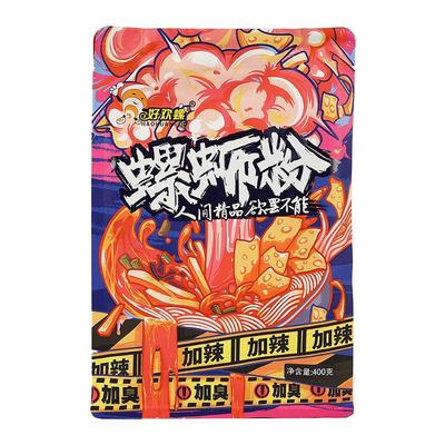 好欢螺螺蛳粉加臭加辣400g*5袋装广西柳州特产米粉夜宵速食螺狮粉