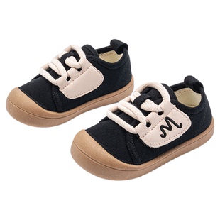 m1m2西班牙童鞋儿童帆布鞋新款女童幼儿园室内鞋中小童宝宝宽头鞋