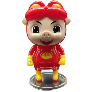 猪猪侠之竞球竞速小英雄菲菲超人强波比呆呆玩偶生日礼物蛋糕摆件