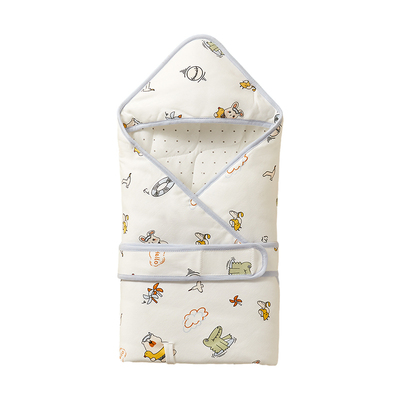 十月结晶玉米棉婴儿抱被纯棉