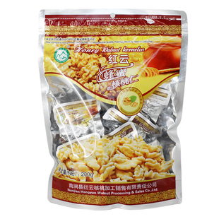 云南无量山跳菜红云蜂蜜核桃仁独立小包去皮新货200g孕妇零食坚果