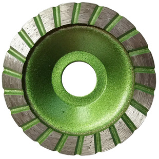 角磨机打磨片鹅卵石头花盆打孔石材加工金刚石碗磨加厚平面打磨头