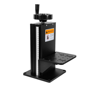 Z轴手摇式升降平台手动调节精密滑台T型立柱丝杆激光打标机工作台