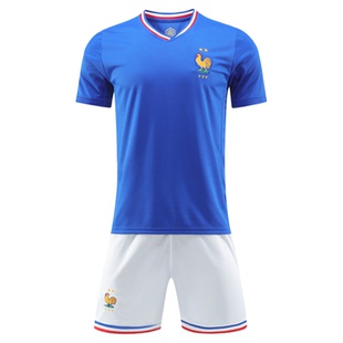 法国队球衣训练服世界杯姆巴佩本泽马欧洲杯足球服套装男定制儿童