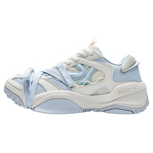 Kappa女鞋方糖运动鞋女款2026春季新款厚底休闲老爹鞋百搭板鞋子