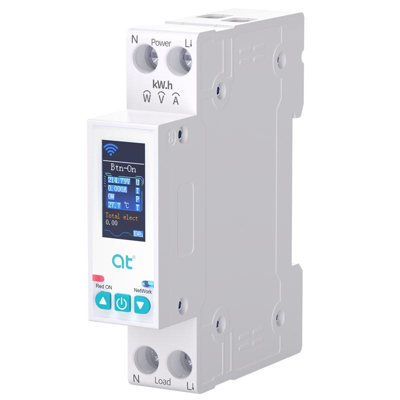 涂鸦WIFI智能开关带LCD显示手机无线远程控制水泵路灯广告灯220V