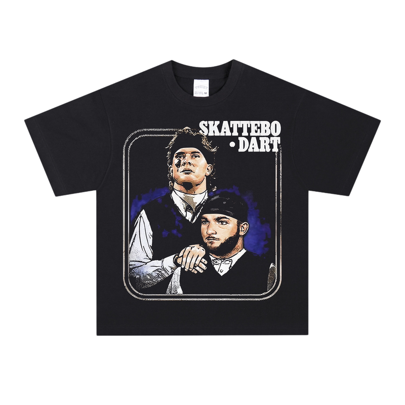 JaxsonDart和skattebo橄榄球球员美式复古长短袖纯棉透气连帽卫衣