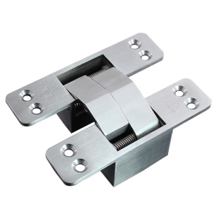 艾默不锈钢304隐形门合页180度集成房屋暗门十字暗装隐藏木门铰链