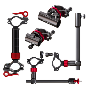 钓椅配件欧式钓椅炮台支架杆万向双炮台炮台配件鱼护饵盘伞架灯架