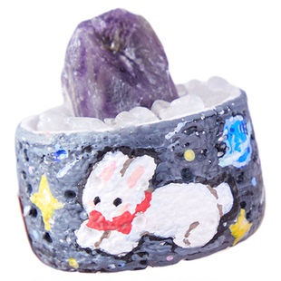 拾光矿石盲盒18款可抽diy花盆摆件桌面创意艺术摆件纯天然矿石质感