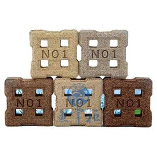 全新二代小方砖滤材台湾鱼缸过滤材料硝化细菌屋底滤纳米滤材