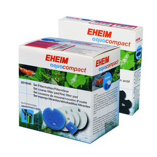 伊罕EHEIM精巧过滤桶40/60过滤棉生化棉蓝棉活性炭棉白棉黑棉滤材