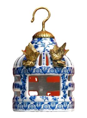 费灵陶瓷烛台摆件古典